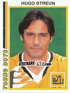 Sticker Hugo Streun - Football Switzerland 1994-1995 - Panini