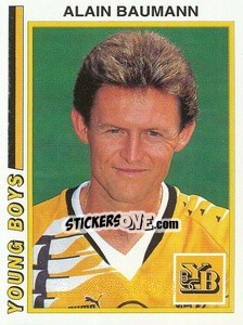 Sticker Alain Baumann - Football Switzerland 1994-1995 - Panini