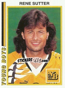 Sticker Rene Sutter - Football Switzerland 1994-1995 n. 206 - Panini