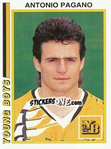 Sticker Antonio Pagano - Football Switzerland 1994-1995 - Panini