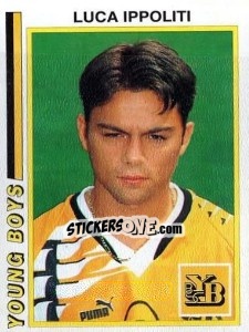 Sticker Luca Ippoliti - Football Switzerland 1994-1995 n. 208 - Panini