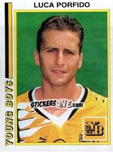 Sticker Luca Porfido - Football Switzerland 1994-1995 n. 209 - Panini