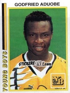 Sticker Godfried Adoube - Football Switzerland 1994-1995 - Panini