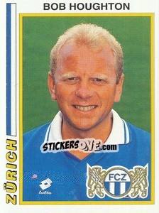 Sticker Bob Houghton - Football Switzerland 1994-1995 n. 215 - Panini
