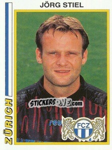 Sticker Jorg Stiel - Football Switzerland 1994-1995 - Panini