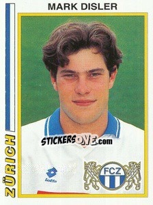 Sticker Mark Disler - Football Switzerland 1994-1995 - Panini