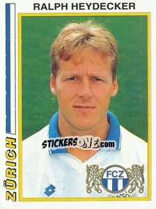 Figurina Ralph Heydecker - Football Switzerland 1994-1995 n. 218 - Panini