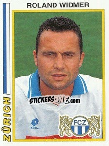 Sticker Roland Widmer - Football Switzerland 1994-1995 - Panini