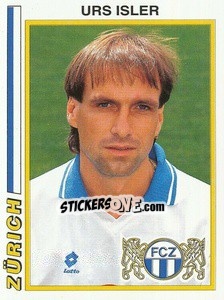 Sticker Urs Isler - Football Switzerland 1994-1995 - Panini