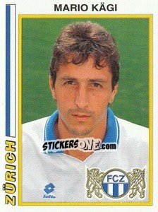 Sticker Mario Kagi - Football Switzerland 1994-1995 - Panini