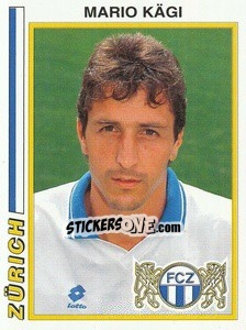 Figurina Mario Kagi - Football Switzerland 1994-1995 n. 224 - Panini