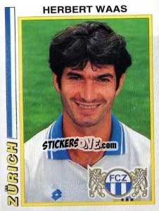 Figurina Herbert Waas - Football Switzerland 1994-1995 n. 230 - Panini