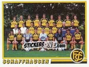 Sticker Mannschaft - Football Switzerland 1994-1995 - Panini