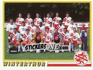 Cromo Mannschaft - Football Switzerland 1994-1995 - Panini