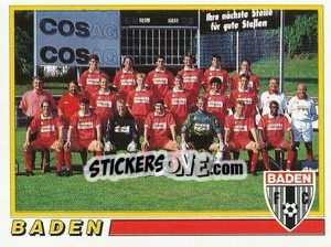 Sticker Mannschaft - Football Switzerland 1994-1995 - Panini