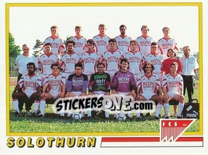 Sticker Mannschaft - Football Switzerland 1994-1995 - Panini