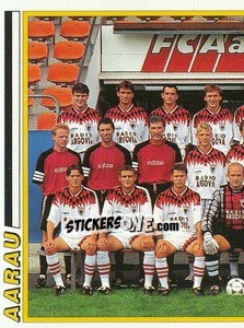 Sticker Mannschaft (puzzle 1) - Football Switzerland 1994-1995 n. 4 - Panini