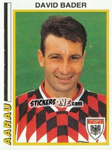 Sticker David Bader - Football Switzerland 1994-1995 n. 8 - Panini