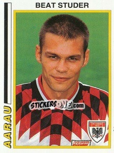 Sticker Beat Studer - Football Switzerland 1994-1995 - Panini