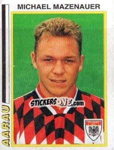 Sticker Michael Mazenauer - Football Switzerland 1994-1995 - Panini