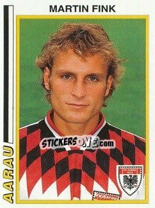 Sticker Martin Fink - Football Switzerland 1994-1995 - Panini
