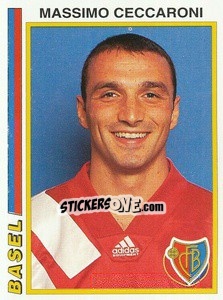 Cromo Massimo Ceccaroni - Football Switzerland 1994-1995 - Panini