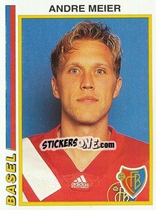 Sticker Andre Meier - Football Switzerland 1994-1995 n. 28 - Panini