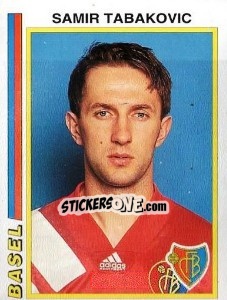 Sticker Samir Tabakovic - Football Switzerland 1994-1995 - Panini