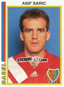 Sticker Asif Saric - Football Switzerland 1994-1995 n. 35 - Panini