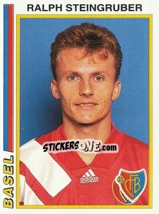 Sticker Ralph Steingruber - Football Switzerland 1994-1995 - Panini