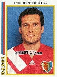 Sticker Philippe Hertig - Football Switzerland 1994-1995 - Panini