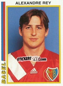 Sticker Alexandre Rey - Football Switzerland 1994-1995 - Panini