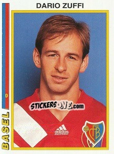 Sticker Dario Zuffi - Football Switzerland 1994-1995 n. 40 - Panini