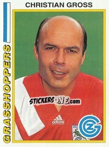 Cromo Christian Gross - Football Switzerland 1994-1995 - Panini