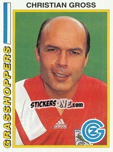 Sticker Christian Gross - Football Switzerland 1994-1995 n. 44 - Panini