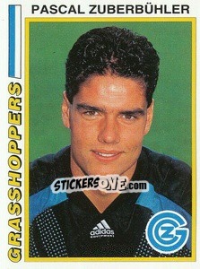 Sticker Pascal Zuberhubler - Football Switzerland 1994-1995 - Panini