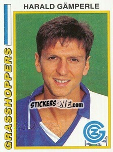 Figurina Harald Gamperle - Football Switzerland 1994-1995 n. 46 - Panini