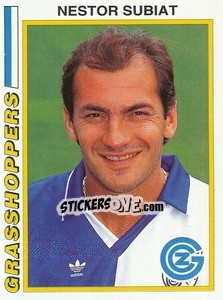 Sticker Nestor Subiat - Football Switzerland 1994-1995 - Panini