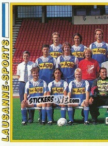 Figurina Mannschaft (puzzle 1) - Football Switzerland 1994-1995 - Panini