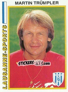 Sticker Martin Trumpler - Football Switzerland 1994-1995 - Panini