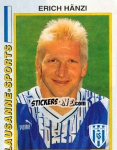 Sticker Erich Hanzi - Football Switzerland 1994-1995 n. 66 - Panini