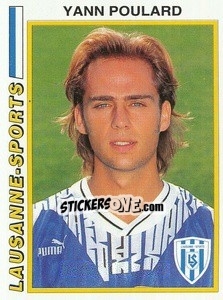 Sticker Yann Poulard - Football Switzerland 1994-1995 - Panini