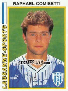 Sticker Raphael Comisetti - Football Switzerland 1994-1995 n. 71 - Panini