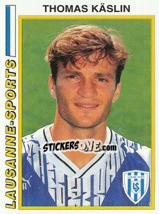 Sticker Thomas Kaslin - Football Switzerland 1994-1995 n. 72 - Panini