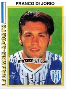 Sticker Franco di Jorio - Football Switzerland 1994-1995 n. 74 - Panini