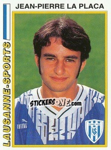 Sticker Jean-Pierre La Placa - Football Switzerland 1994-1995 n. 76 - Panini