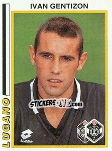 Sticker Ivan Gentizon - Football Switzerland 1994-1995 n. 96 - Panini
