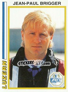Cromo Jean-Paul Brigger - Football Switzerland 1994-1995 n. 101 - Panini