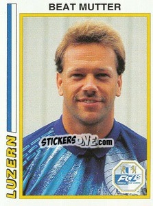 Cromo Beat Mutter - Football Switzerland 1994-1995 n. 102 - Panini