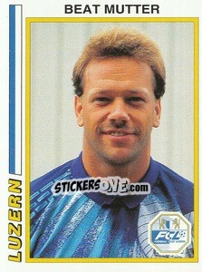 Cromo Beat Mutter - Football Switzerland 1994-1995 - Panini